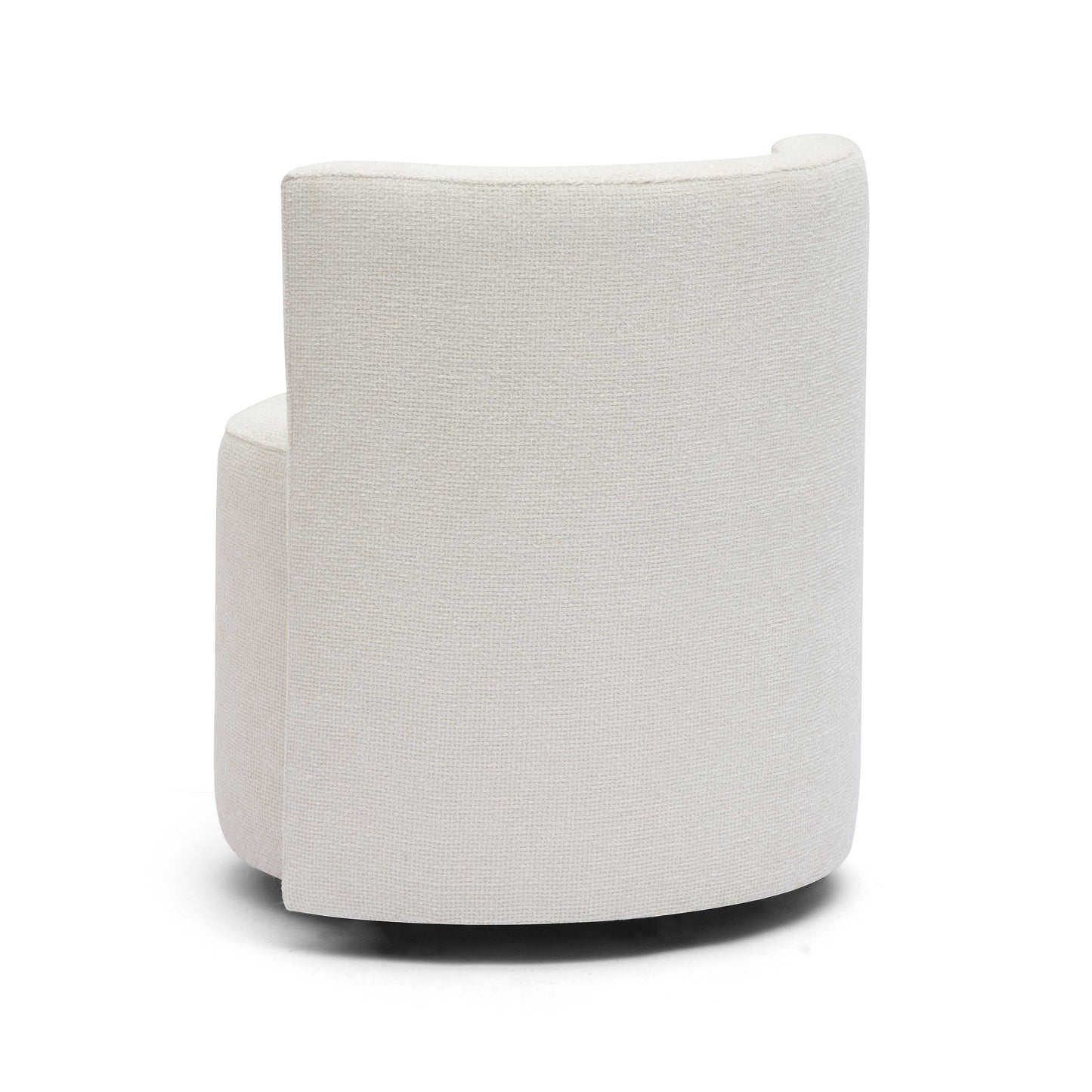 Alyssa Rolling Desk Chair - Off-White - Image 4