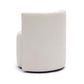 Alyssa Rolling Desk Chair - Cream - Image 4