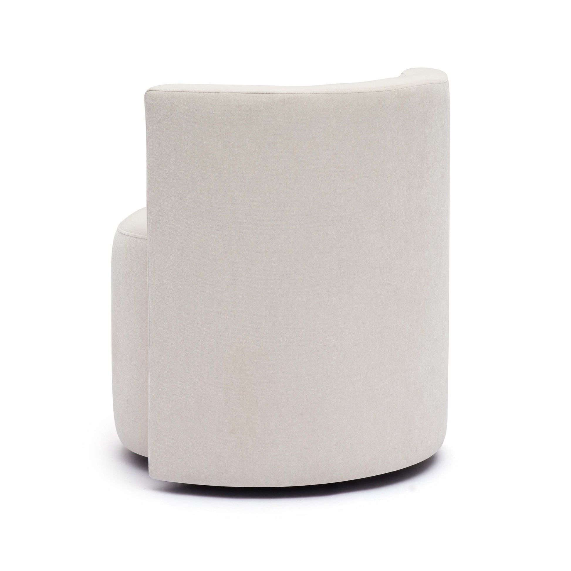 Alyssa Rolling Desk Chair - Cream - Image 4