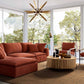 Cali Modular Corner Chair - Rust - Image 2