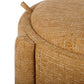 Bellamy Railroad Chenille Storage Stool With Reversible Tray Top - Curry - Image 7