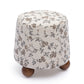 Jaine Ottoman - Beige Floral - Image 3