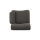 Zenith Modular Corner Chair - Grey / RAF - Image 6