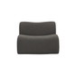 Zenith Contract-Grade Upcycled Fabric Armless Chair - Grey - Image 3