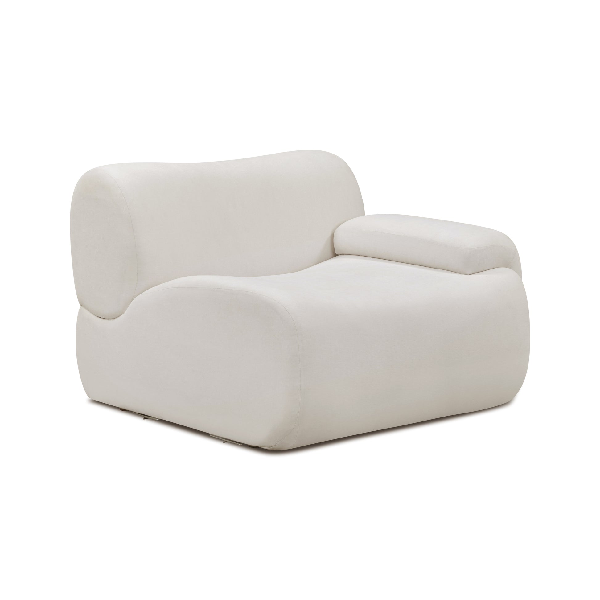 Zenith Modular Corner Chair - Cream / RAF - Image 1