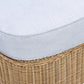 Axel Blue Boucle Outdoor Ottoman - Image 3