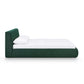Isla Upholstered Bed - Forest Green / Queen - Image 3