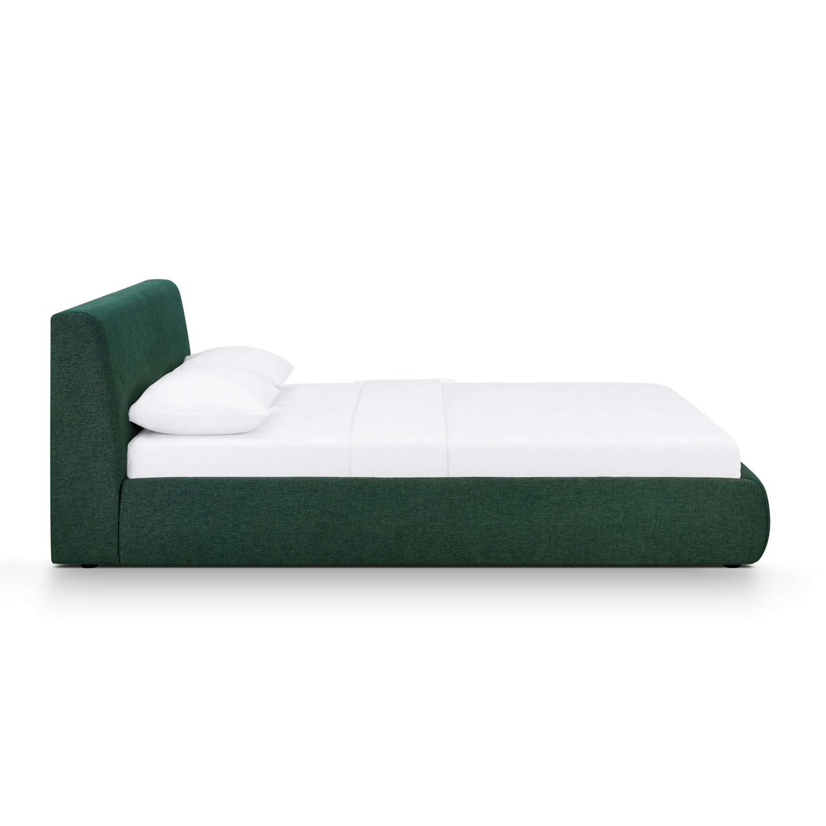 Isla Upholstered Bed - Forest Green / Queen - Image 3