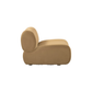 Zenith Modular Armless Chair - Brown - Image 4