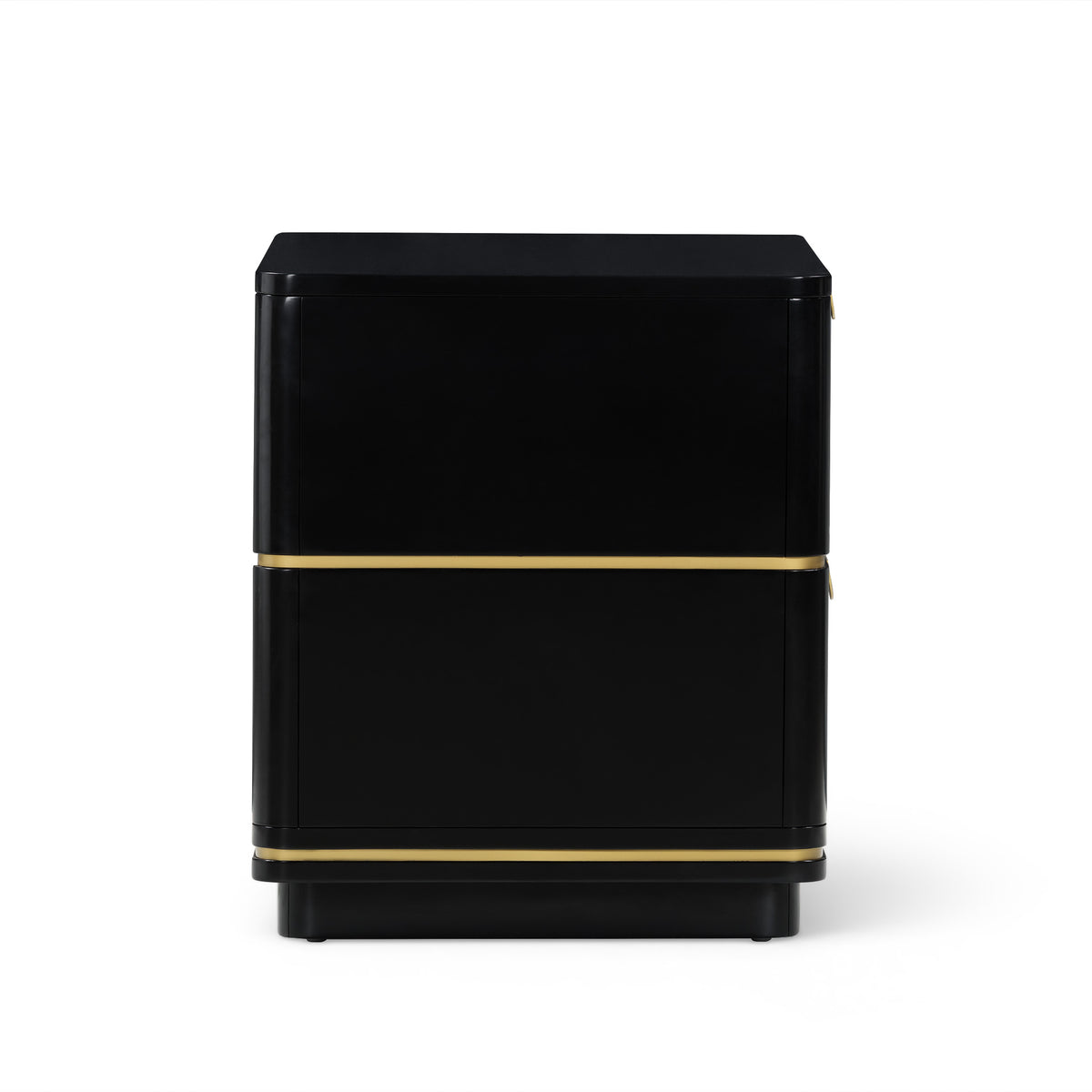 Julieta 28" 2-Drawer Nightstand - Black - Image 3