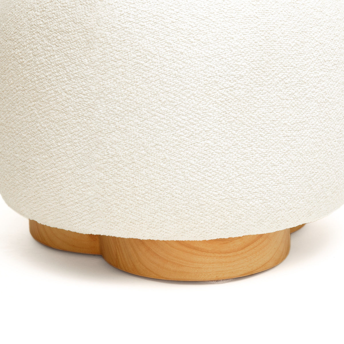 Oopa Swivel Ottoman - Cream - Image 5