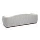 Camille 99" Sofa - Black and White - Image 4