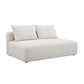 Hangover 64" Armless Loveseat - Cream - Image 3