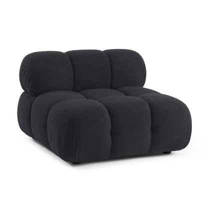 Calliope Performance Modular Armless Chair - Black - Image 2