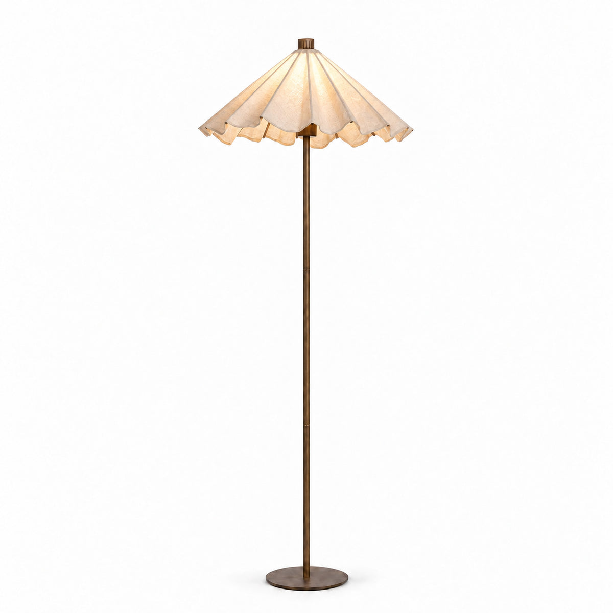 Lyra Ivory Jute Floor Lamp - Image 2