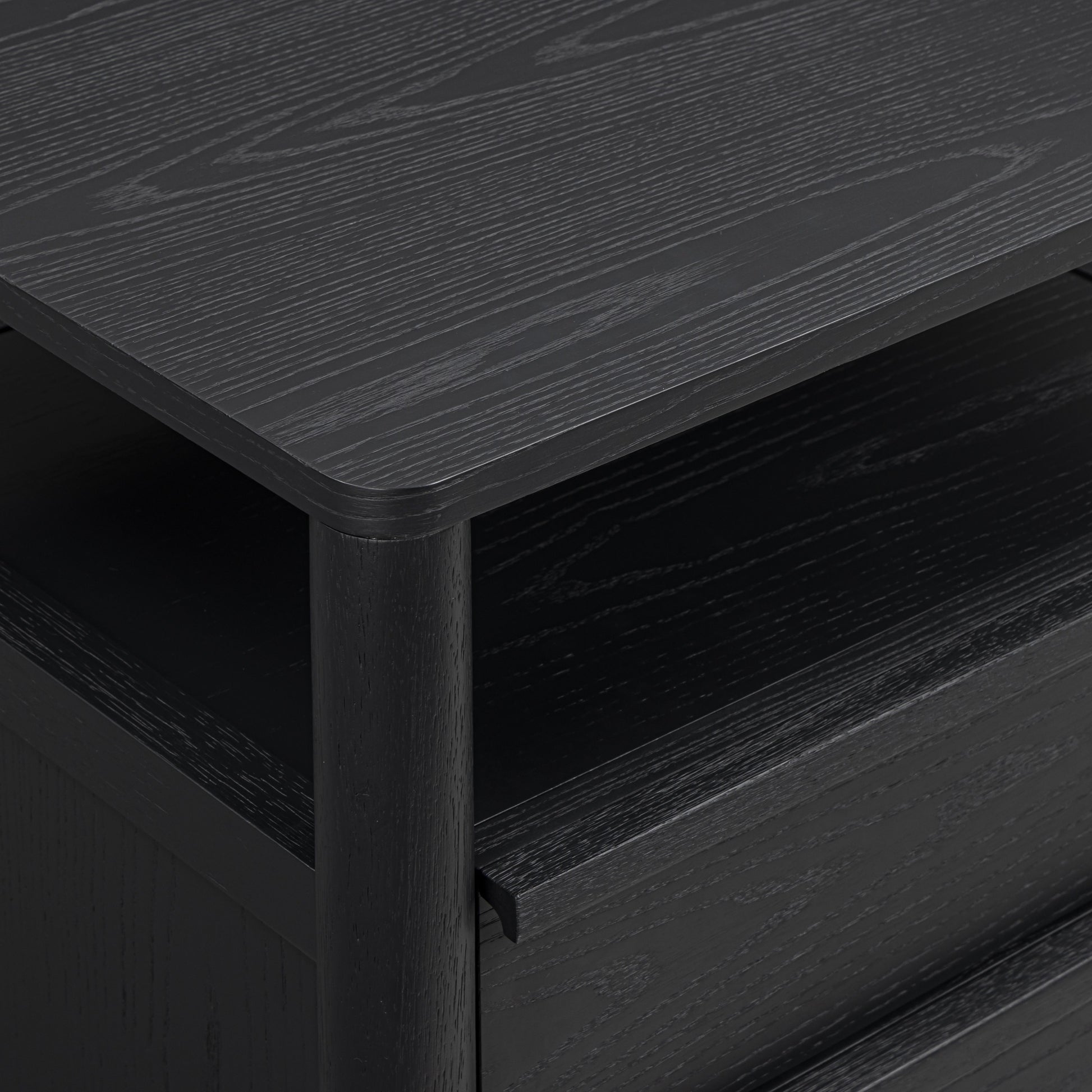 Tyra 22" Black Ash Nightstand - Image 5