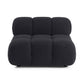 Calliope Performance Modular Armless Chair - Black - Image 3
