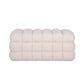 Anita 39" Faux Shearling Storage Bench With Reversible Tray Top - Cream - Image 2