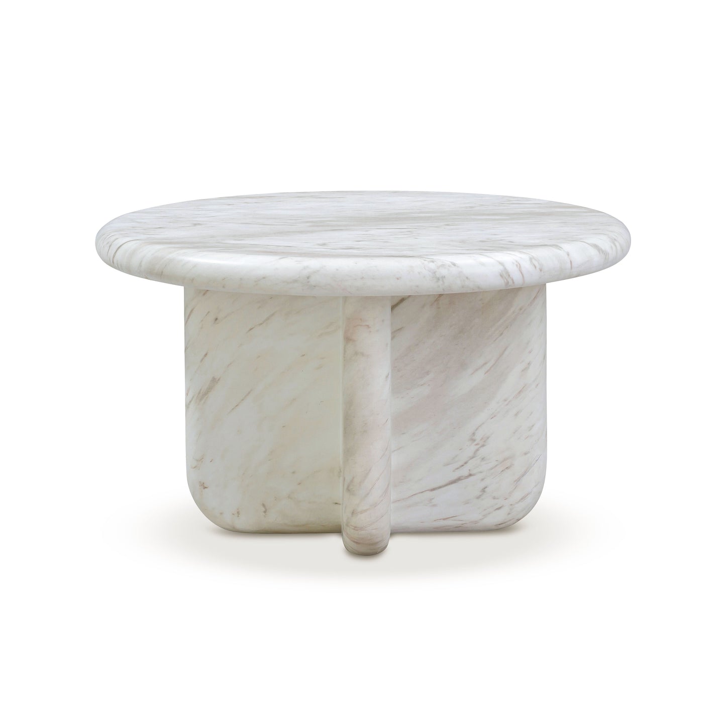 Juju 2-Piece Indoor/Outdoor Nesting Coffee Table Set - White - Image 4