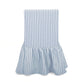 Gertrude Striped Performance Linen Skirted Dining Chair - Blue - Image 5
