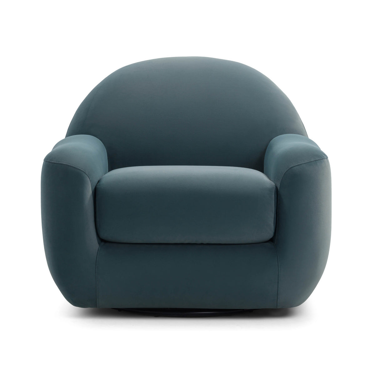 Tiago Swivel Accent Chair - Dark Teal - Image 3