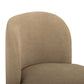 Persa Round Back Performance Chenille Dining Chair - Light Brown - Image 4