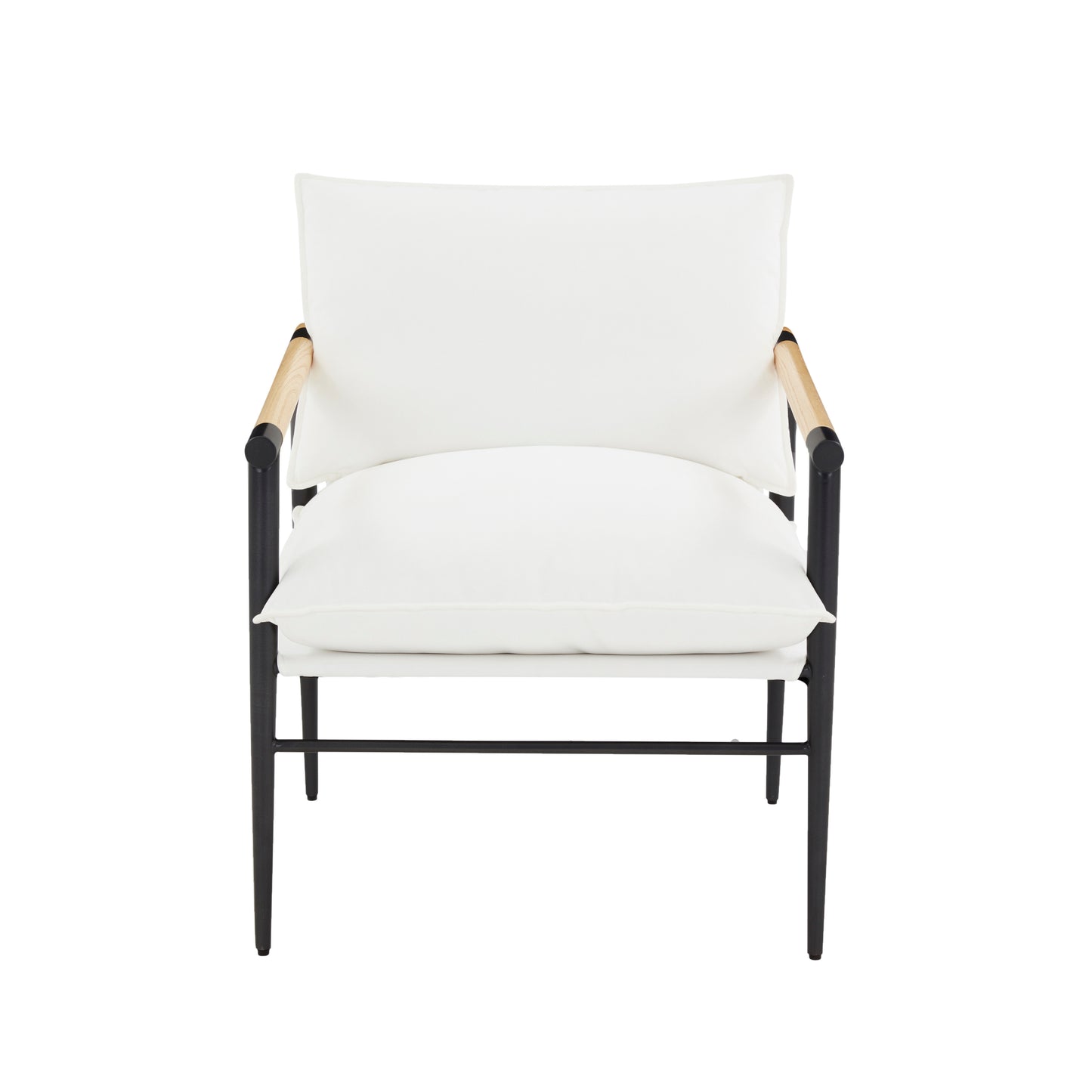 Cali Performance Fabric Accent Chair - Pearl - Image 2