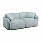 Travie 78" Modular Loveseat - Sea Blue - Image 3