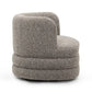 Astor Swivel Hotel Lounge Chair - Heathered Grey - Image 4