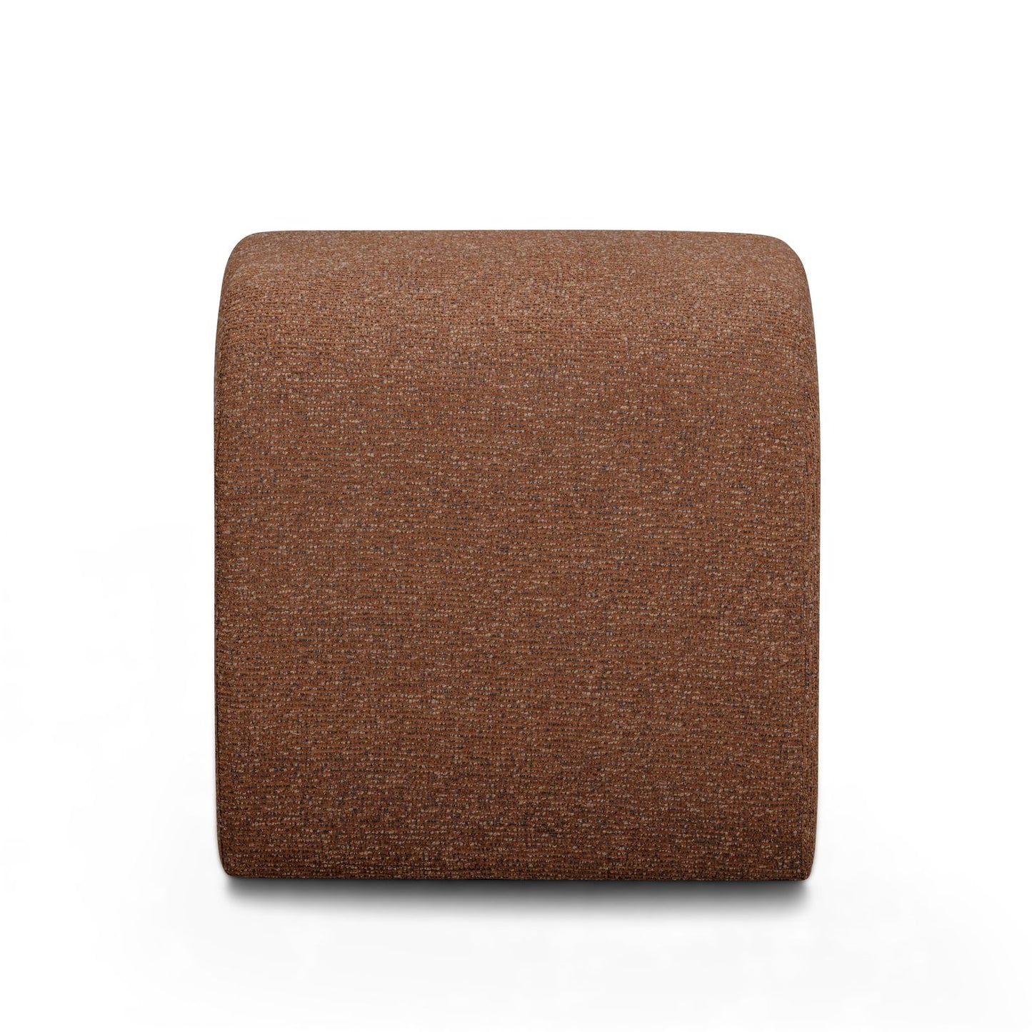 Desi Performance Fabric Ottoman - Red - Image 6