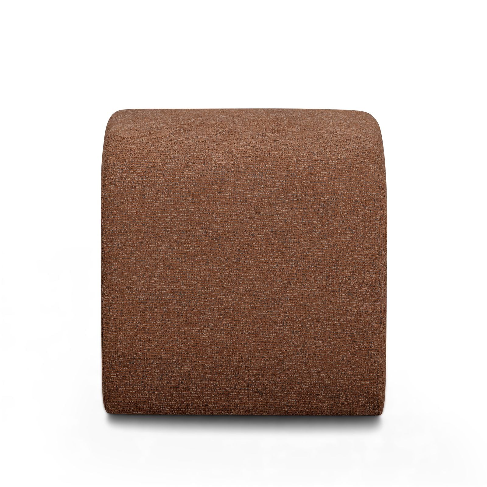 Desi Performance Fabric Ottoman - Red - Image 6