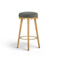Oodle Green Performance Vegan Mohair Natural Bar Stool - Image 3
