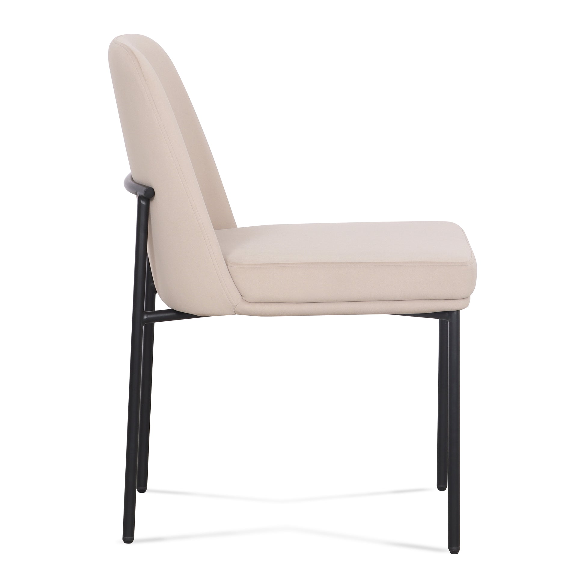 Sydney Performance Velvet Dining Chair - Set of 2 - Taupe - Image 6