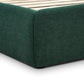 Isla Upholstered Bed - Forest Green / Queen - Image 8