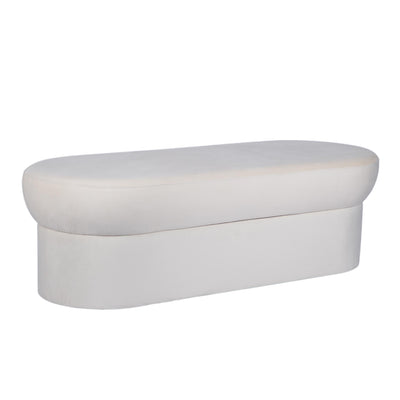 Andrea Performance Velvet Storage Bench (31"-50") - Image 1