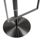 Amalfi Performance Vegan Leather Adjustable Stool - Black - Image 6