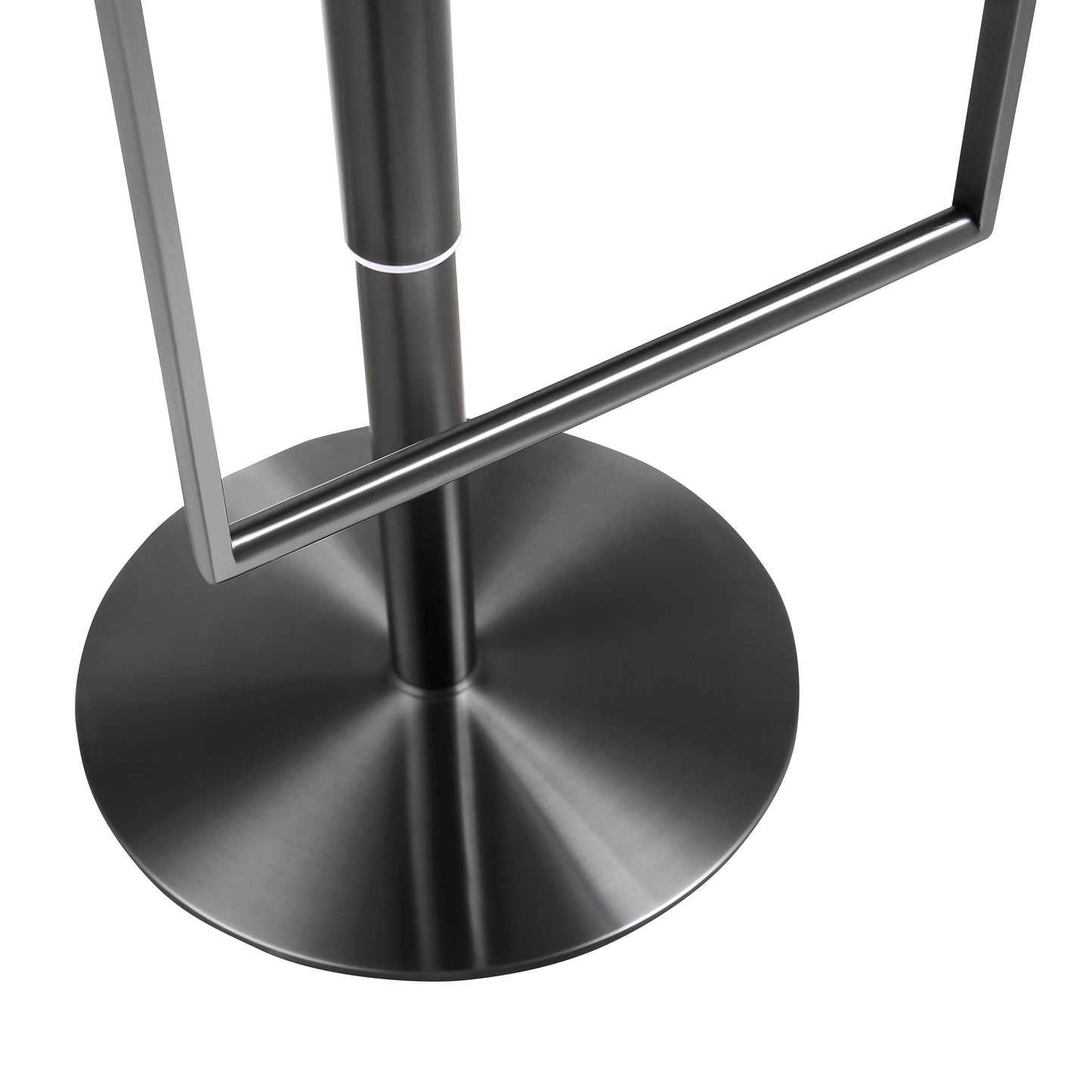 Amalfi Performance Vegan Leather Adjustable Stool - Black - Image 6