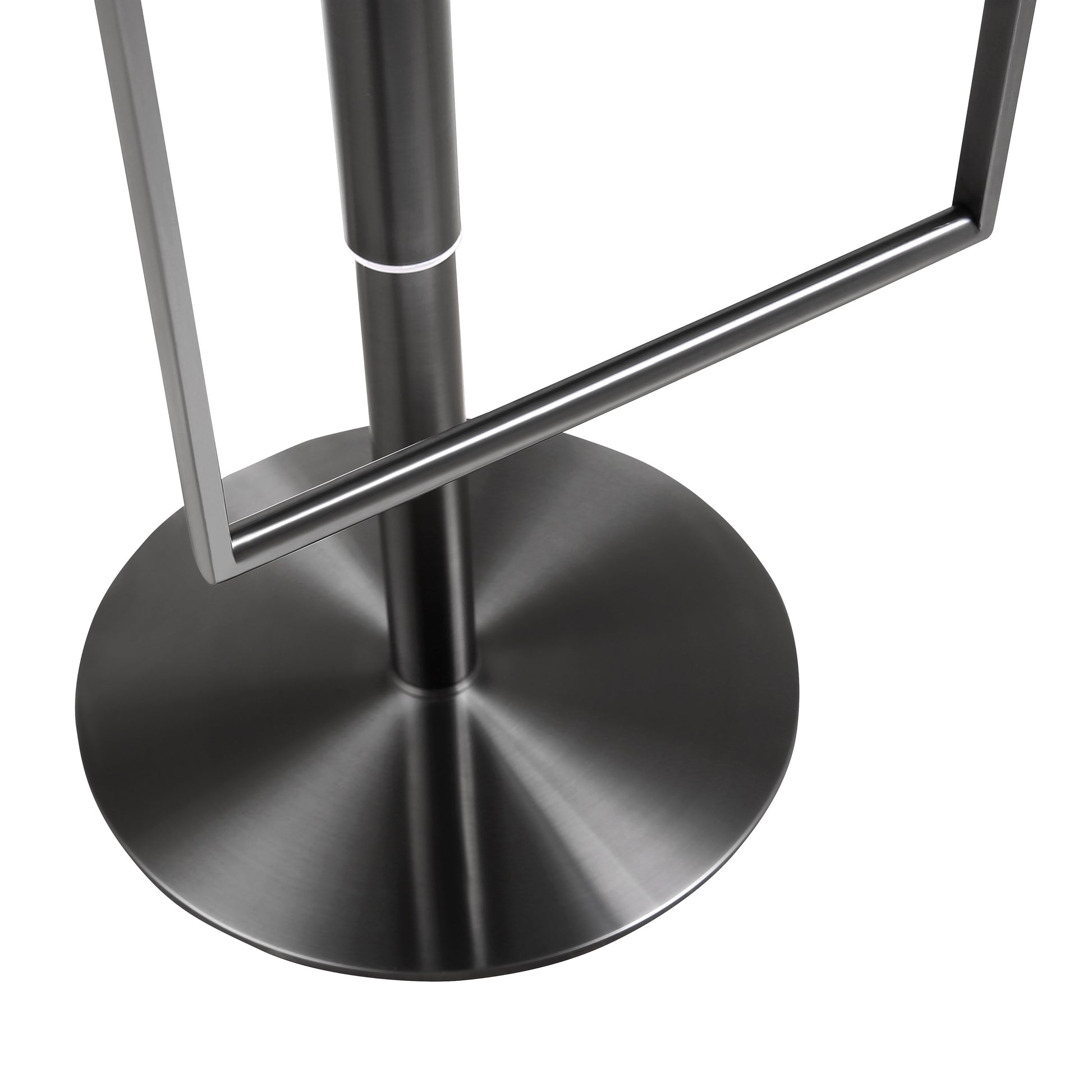 Amalfi Performance Vegan Leather Adjustable Stool - Black - Image 6