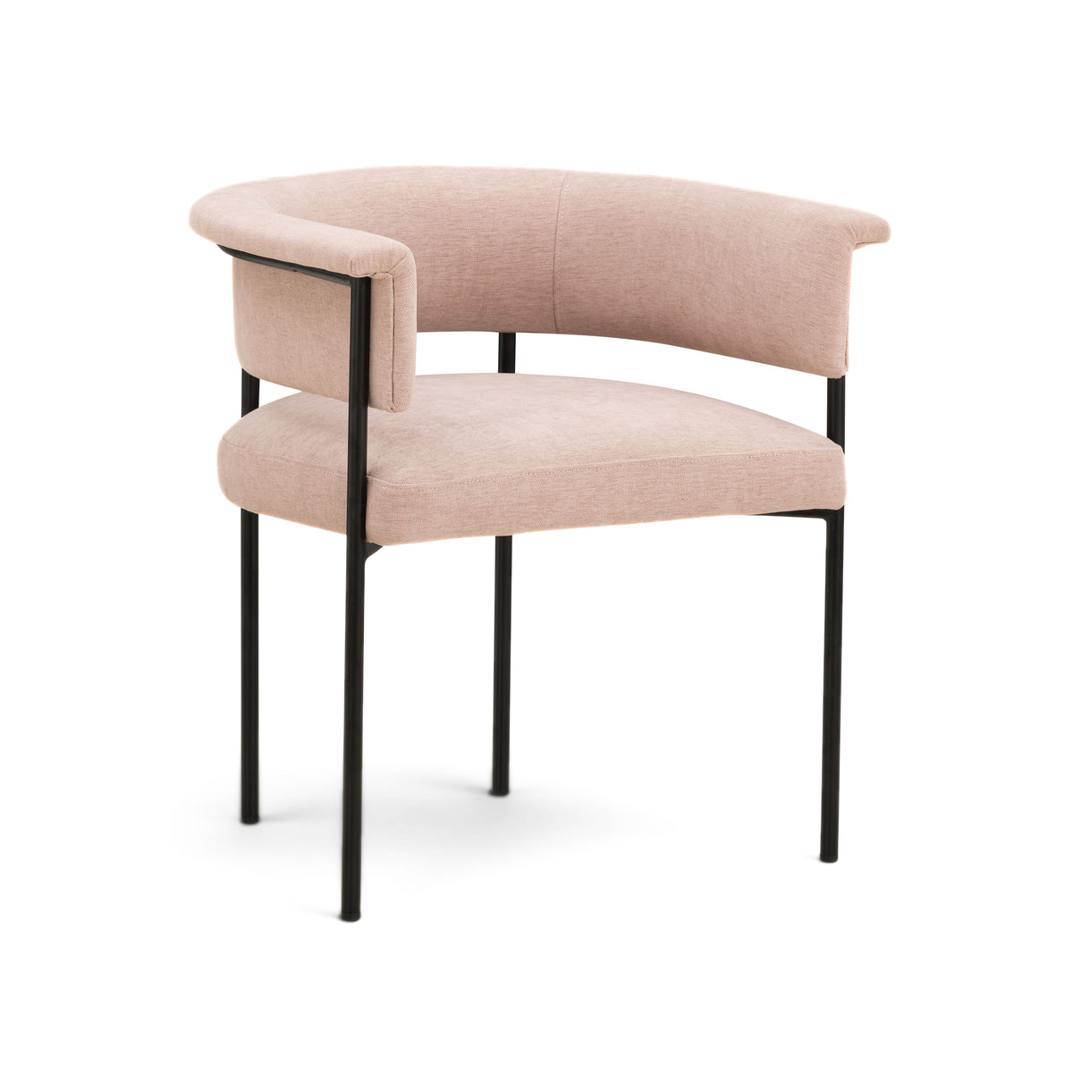 Taylor Dining Chair - Light Pink - Image 1