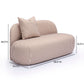 Carraway 59" Loveseat - Brown Stripes - Image 6