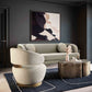 Austin Swivel Accent Chair - Beige - Image 2