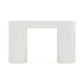 Mira 50" High Gloss Console Table - Cream - Image 5