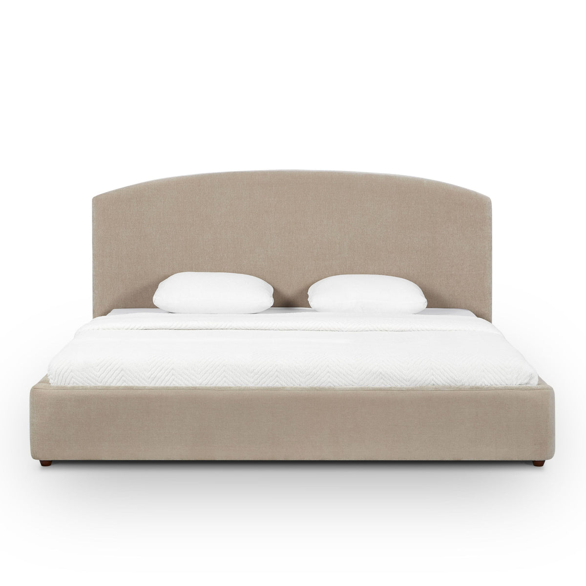 Leah Performance Chenille Bed - Taupe / King - Image 2
