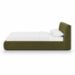 Isla Upholstered Bed - Green / Queen - Image 3