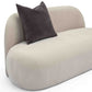 Carraway 59" Loveseat - Taupe - Image 5