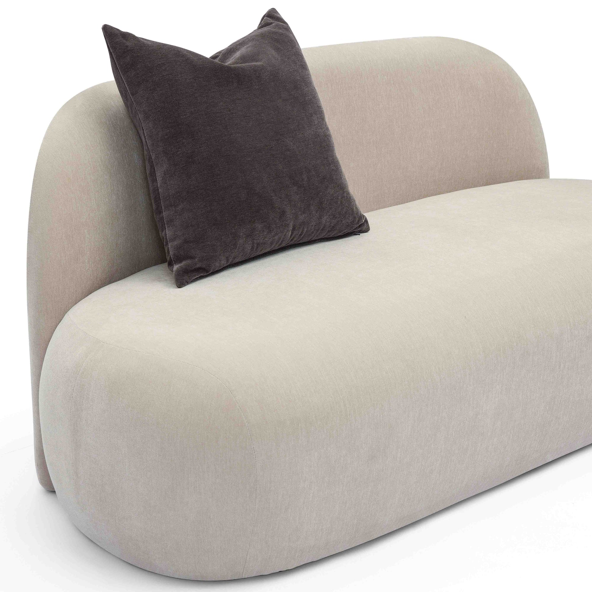 Carraway 59" Loveseat - Taupe - Image 5