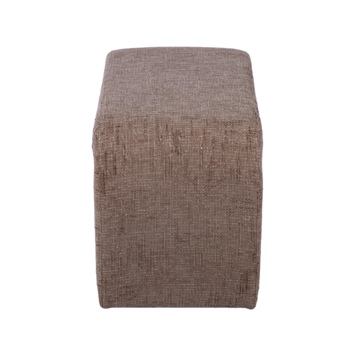 Alvie Railroad Chenille Storage Side Table - Taupe - Image 3