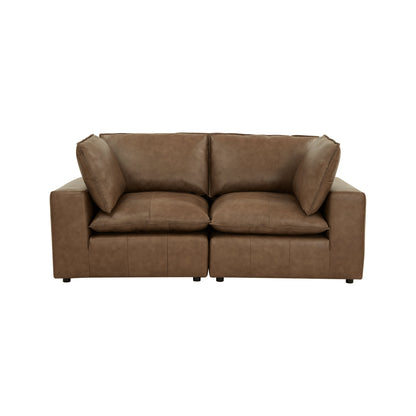 Cali 80" Modular Loveseat - Brown - Image 1