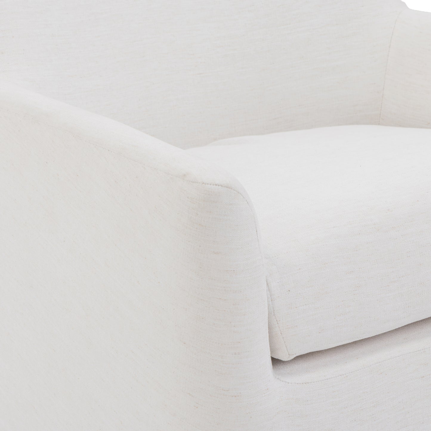Mado Swivel Accent Chair - Chalk - Image 5