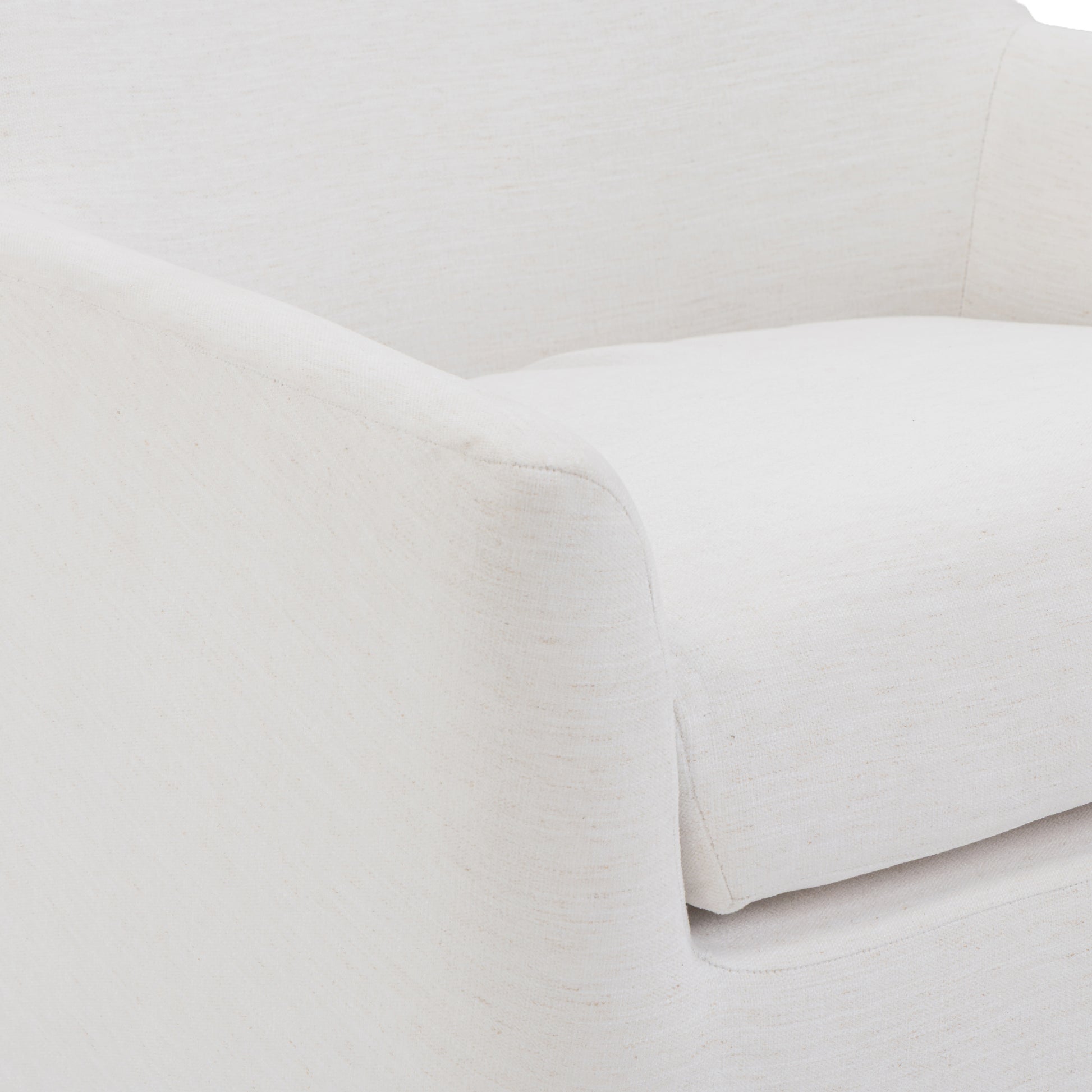 Mado Swivel Accent Chair - Chalk - Image 5